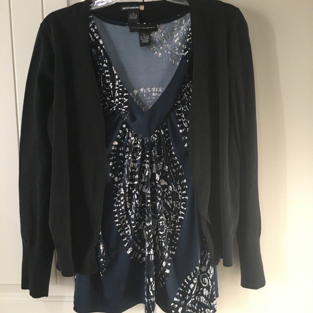 Women’s Tank and Sweater Combo.